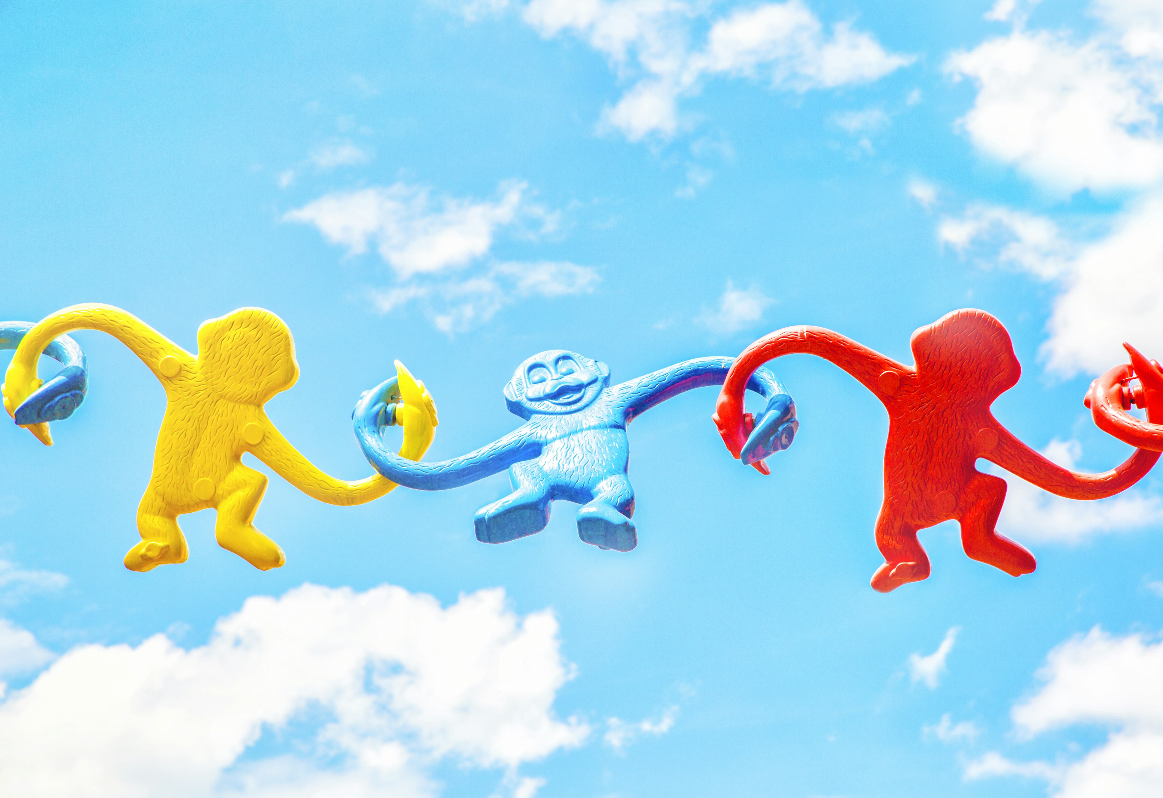 linked monkey toys